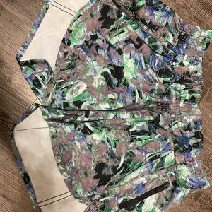 lululemon athletica Floral Pattern Athletic Shorts